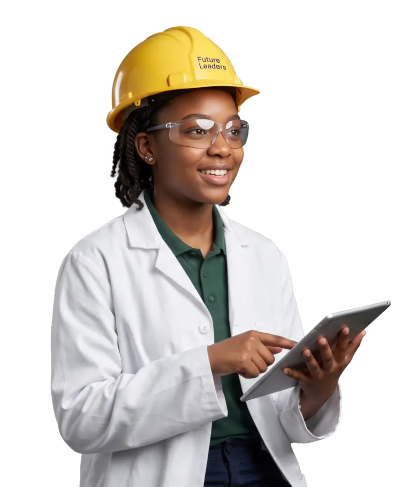 A young person on a Future Pathways industry visit